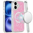 thumbnail image 1 of For Apple iPhone 16 Plus (6.7") Magsafe Case Cute Pattern Design Durable Shockproof SlimTPU Hard Back [Compatible with Magsafe] Cover, XPM Phone Case [Hearts Pink], 1 of 8