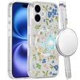 thumbnail image 1 of For Apple iPhone 16 Plus (6.7") Magsafe Case Cute Pattern Design Durable Shockproof SlimTPU Hard Back [Compatible with Magsafe] Cover, XPM Phone Case [MultiColor Floral], 1 of 8