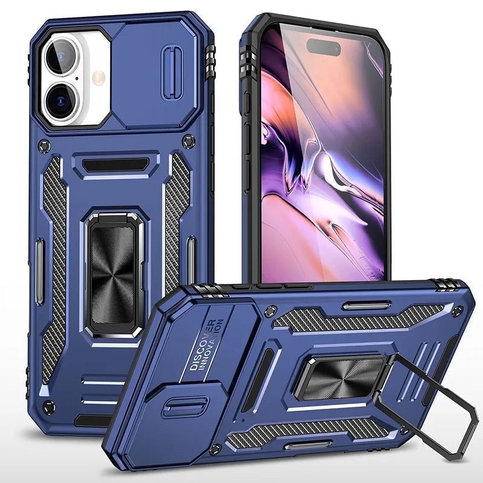 iPhone 16 Plus Armor Case - Blue