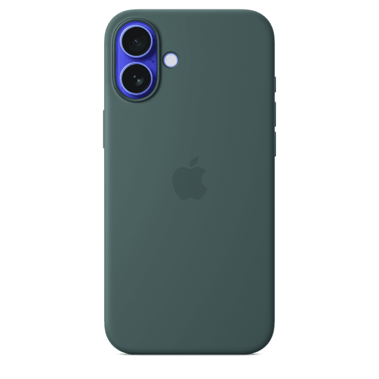 Apple iPhone 16 Plus Silicone Case with MagSafe - Lake Green