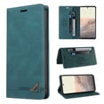 thumbnail image 1 of For Apple iPhone 16 Plus Wallet Case, PU Leather RFID Blocking Card Slots Magnetic Flip Holder Slim Durable Protective Phone Case Cover For iPhone 16 Plus, Blue, 1 of 7