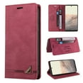 thumbnail image 1 of For Apple iPhone 16 Plus Wallet Case, PU Leather RFID Blocking Card Slots Magnetic Flip Holder Slim Durable Protective Phone Case Cover For iPhone 16 Plus, Red, 1 of 7