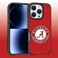 thumbnail image 1 of Apple iPhone 16 Pro (6.3) - Licensed NCAA University of Alabama Crimson Tide Logo on Red Textured Dual Layer Case, 1 of 5