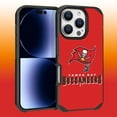 thumbnail image 1 of Apple iPhone 16 Pro (6.3) - NFL Licensed Tampa Bay Buccaneers Team Logo on Red Textured Dual Layer Case, 1 of 5