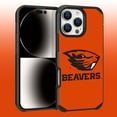 thumbnail image 1 of Apple iPhone 16 Pro Max (6.9) - Licensed NCAA of Oregon State University Beavers Logo on Orange Textured Dual Layer Case, 1 of 5
