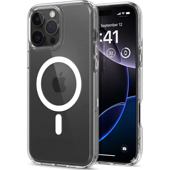 iPhone 16 Pro Max Case, Clear Case, Shockproof, Slim-fit Cover