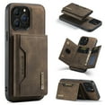thumbnail image 1 of for Apple iPhone 16 Pro Max Case ,Magnetic Buckle Leather Detachable Wallet Cover, Card Pocket Back Flip Kickstand Shockproof Business Slim Phone Case For Apple iPhone 16 Pro Max,
Coffee, 1 of 9