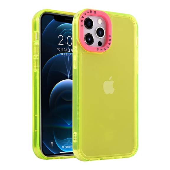 For Apple iPhone 16 Pro Max Case, Translucent Slim Fit Anti-Scratch Drop Protection Bumper Rugged Not-Yellowing Soft TPU Back Cover Phone Case for iPhone 16 Pro Max, Yellow