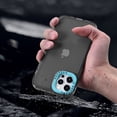 thumbnail image 1 of For Apple iPhone 16 Pro Max Case, Translucent Slim Fit Anti-Scratch Drop Protection Bumper Rugged Not-Yellowing Soft TPU Back Cover Phone Case for iPhone 16 Pro Max, Black, 1 of 6