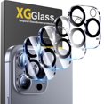 thumbnail image 1 of NevEND For iPhone 16 Pro Max / iPhone 16 Pro Camera Lens Protector, 4-Pack Shatterproof Tempered Glass Anti Scratch Full-Coverage, 1 of 6