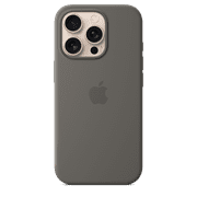 Apple iPhone 16 Pro Silicone Case with MagSafe - Stone Gray
