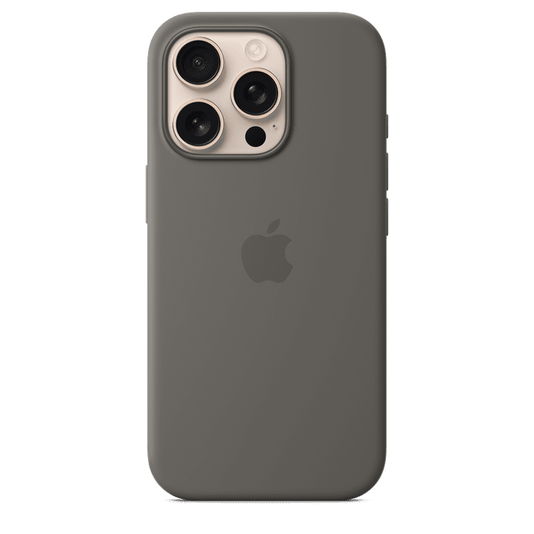 Apple iPhone 16 Pro Silicone Case with MagSafe - Stone Gray