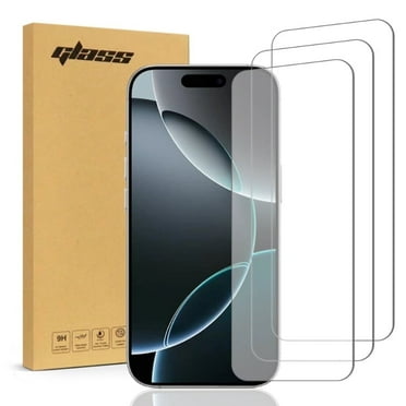 Apple iPhone 16 Pro Tempered Glass Screen Protector 3 per Pack