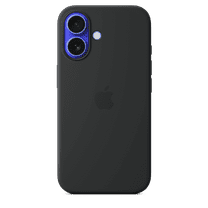 Apple iPhone 16 Silicone Case with MagSafe - Black