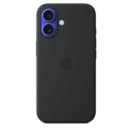 Apple iPhone 16 Silicone Case with MagSafe - Black