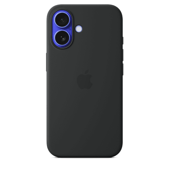 Apple iPhone 16 Silicone Case with MagSafe - Black