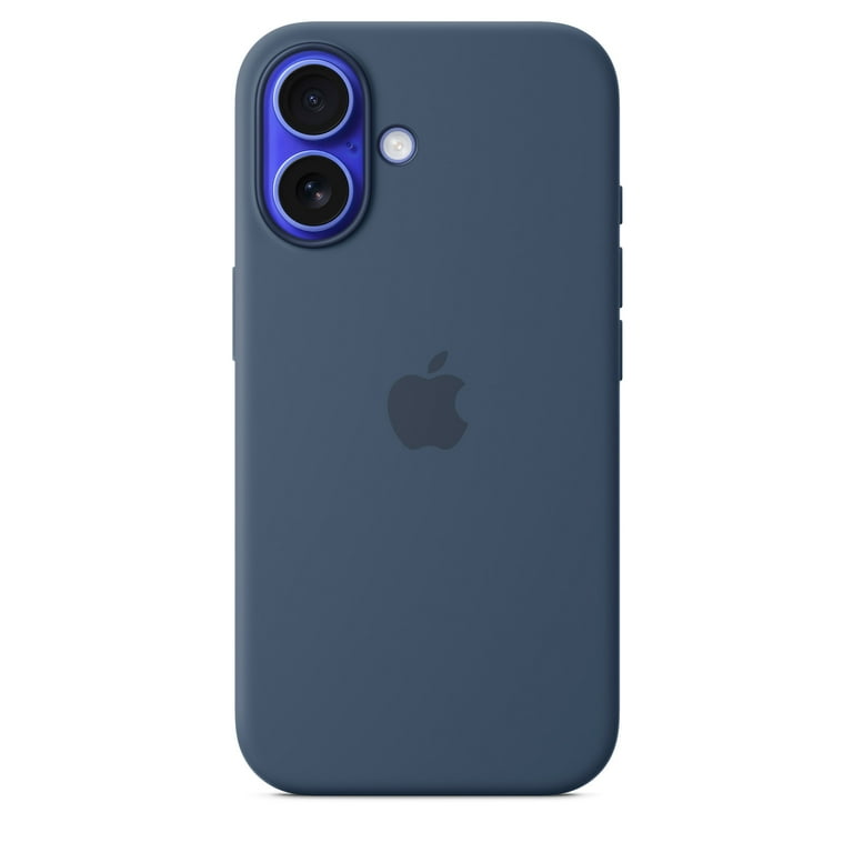 Apple iPhone 16 Silicone Case with MagSafe - Denim - Walmart.com