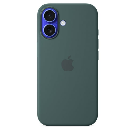 Open Box Apple iPhone 16 Silicone Case with MagSafe - Lake Green