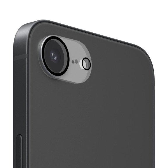 For Apple iPhone 16e Camera Lens Protector HD Clear 2.5D Tempered Glass with Black Edge, Case-Friendly, Ultra-Thin, Easy to Install Cover, XPM Protector [Clear Black]