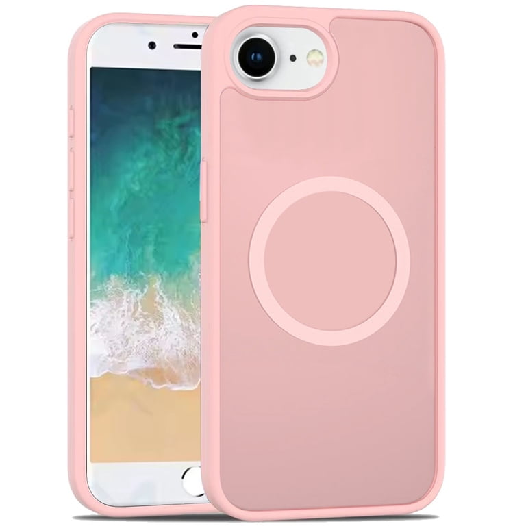 For Apple iPhone 16e (E edition) MagSafe Compatible Case Hybrid Soft TPU Bumper Hard Translucent Matte Back Slim Shockproof Case Cover For Apple