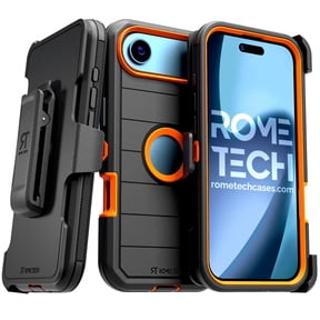 Apple iPhone 17 Air Defender Case - Black Orange