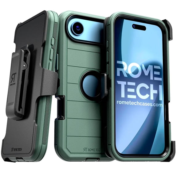 Apple iPhone 17 Air Defender Case - Green/Black