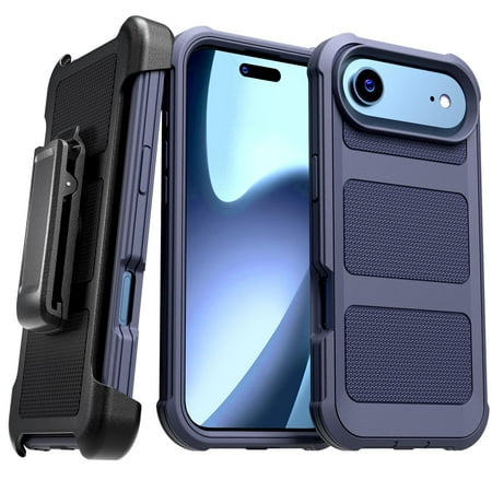 Apple iPhone 17 Air Defender Rugged Case, Blue