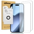 thumbnail image 1 of Apple iPhone 17 Air Tempered Glass Screen Protector, 2 Screen Protectors + 2 Camera Lens Protectors, 1 of 6