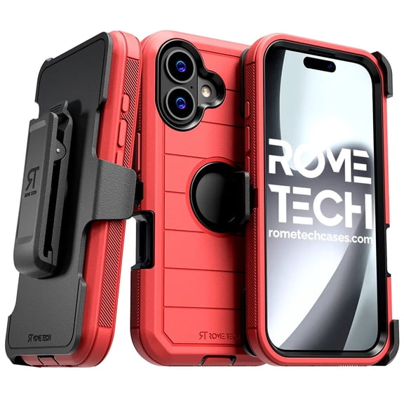 Apple iPhone 17 Defender Case Red/Black