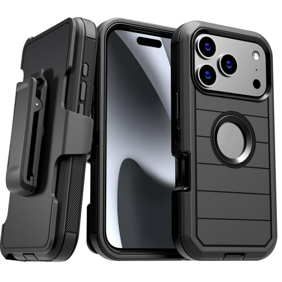 Apple iPhone 17 Pro Defender Case - Black