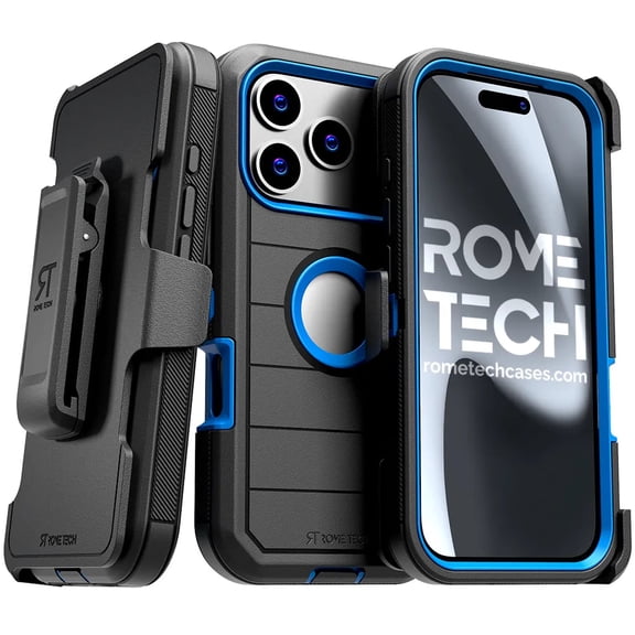 Apple iPhone 17 Pro Defender Case - Black/Blue