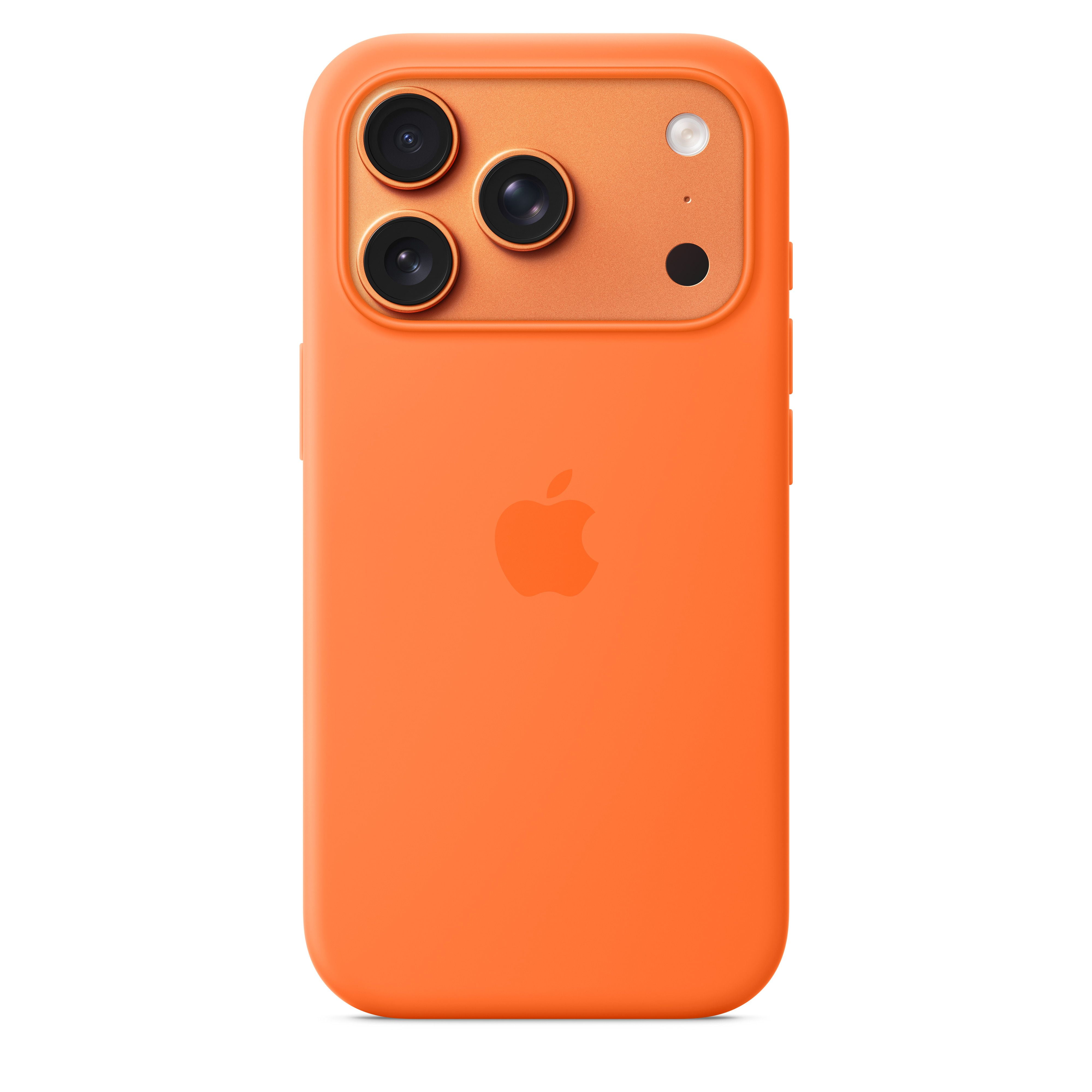 Apple iPhone 17 Pro オレンジ Apple iPhone 17 Pro Silicone Case with MagSafe – Orange - Walmart.com