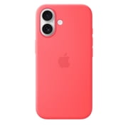 Apple iPhone 17 Silicone Case with MagSafe   Bright Guava