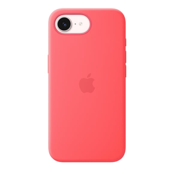Apple iPhone 17e Silicone Case with MagSafe – Bright Guava