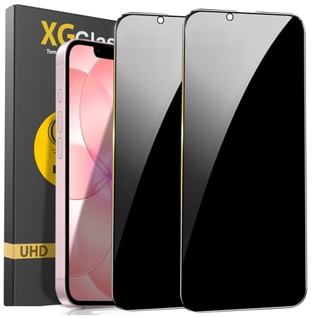 For Apple iPhone 17e / iPhone 16e Privacy Screen Protector, Anti Spy, 2-Pack Shatterproof Tempered Glass Film 6.1"