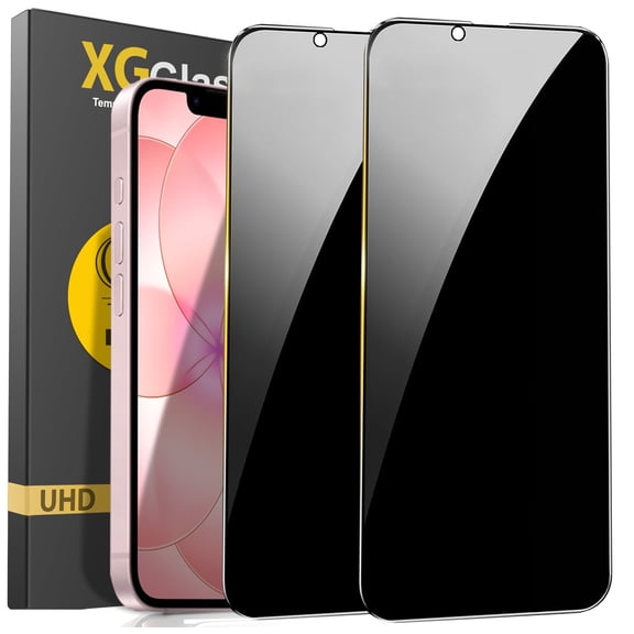 Apple iPhone 17e / iPhone 16e Privacy Screen Protector, Anti Spy, 2-Pack Shatterproof Tempered Glass Film 6.1"