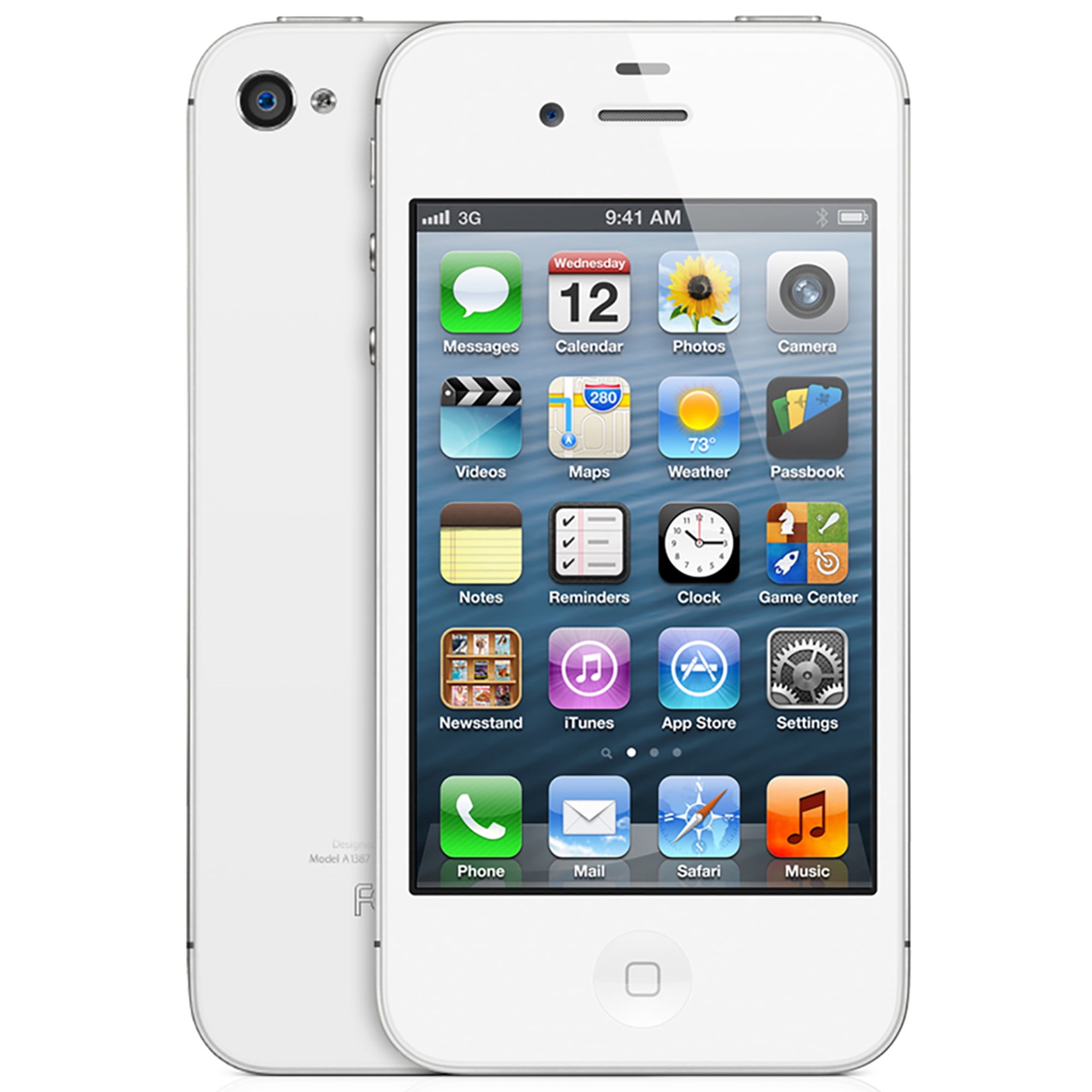 Apple iPhone 4 4s 8GB 16GB 32GB Black White Factory Unlocked Slightly  Imperfect