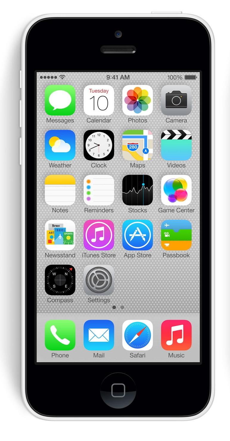 Apple iPhone 5C 8GB 4G LTE Prepaid Smartphone (Straight Talk) - image 1 of 3