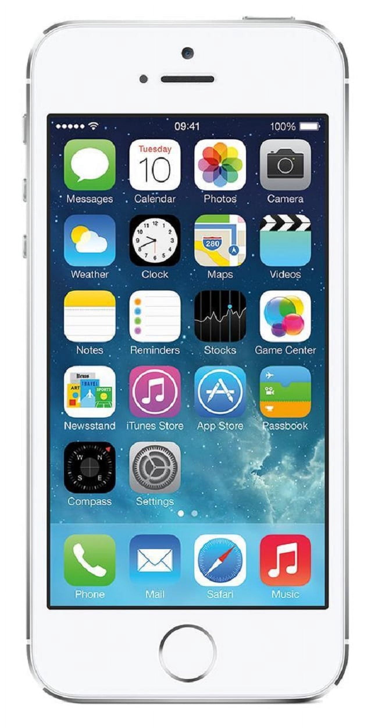 Pre-Owned Apple iPhone 5s 16GB, Silver - Unlocked GSM Used 