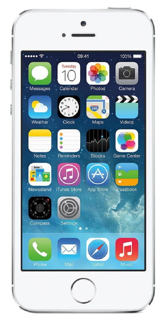 Apple iPhone 5s 16GB, Silver - Unlocked GSM Used
