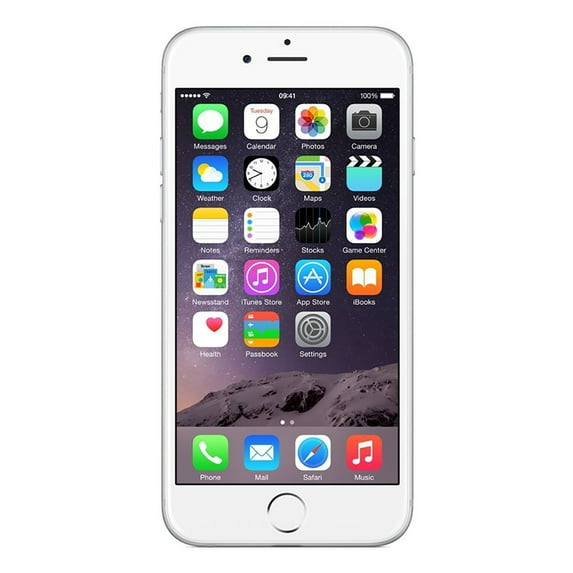 Pre-Owned Apple iPhone 6, GSM Unlocked 4G LTE- Silver, 64GB (Used )