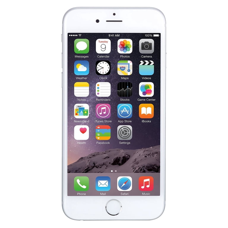 Pre-Owned Apple iPhone 6 Plus 128GB Silver GSM Unlocked (AT&T + T