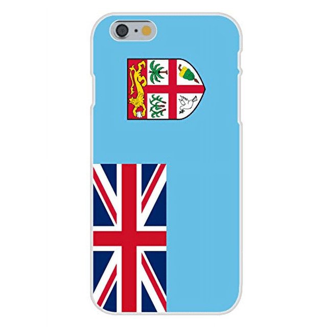 Apple iPhone 6+ (Plus) Custom Case White Plastic Snap On Fiji World