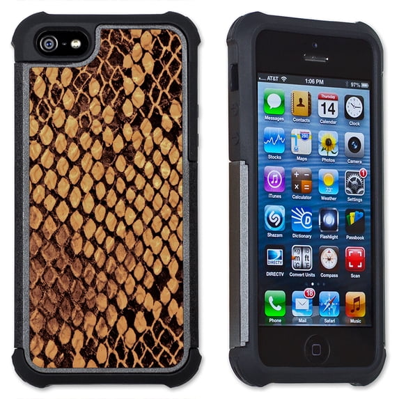 Apple iPhone 6 Plus / iPhone 6S Plus Cell Phone Case / Cover with Cushioned Corners - Snake Skin