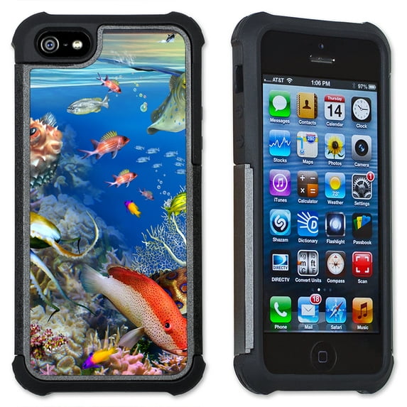 Apple iPhone 6 Plus / iPhone 6S Plus Cell Phone Case / Cover with Cushioned Corners - Wonders of the Sea