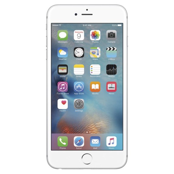 Apple iPhone 6S PLUS 128GB Unlocked (GSM, not CDMA), Silver - Used (Poor Cosmetics, Fully Functional)
