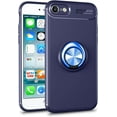 thumbnail image 1 of for Apple iPhone 7/8 Case,360 Degree Rotation Invisible Metal Ring Kickstand Protective Case Compatible Magnetic Car Mount Soft TPU Ultra-Slim Case for iPhone SE 2nd Generation,Blue, 1 of 7