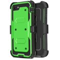 thumbnail image 1 of for Apple iPhone 7 8 SE 2nd Gen (2020 Release) Phone Case Dual Layer Full-Body Rugged Clear Back Case Drop Resistant Shockproof Case with Built In Screen Protector (Green), 1 of 4