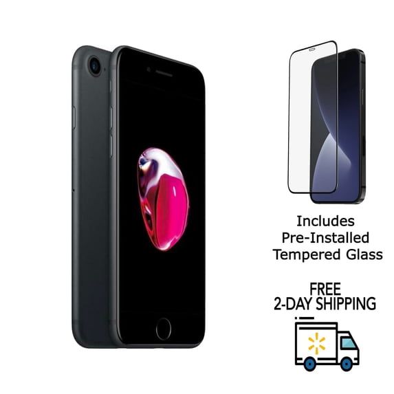 Restored Apple iPhone 7 A1660 Fully Unlocked 128GB 2GB RAM, Matte Black