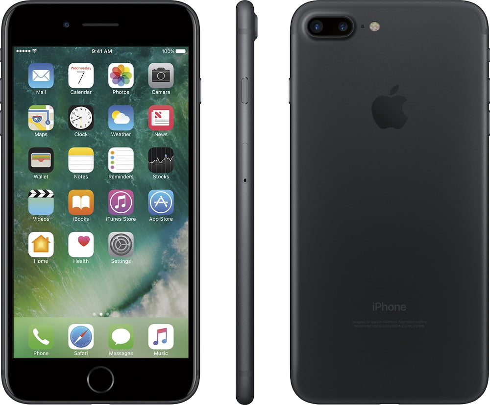 iPhone 7 Plus 32GB Jet Black (SIM-free) - Walmart.com iPhone 7 Plus 32GB Jet Black (SIM-free) - Walmart.com